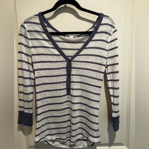 Treasure & Bond striped blouse, size small